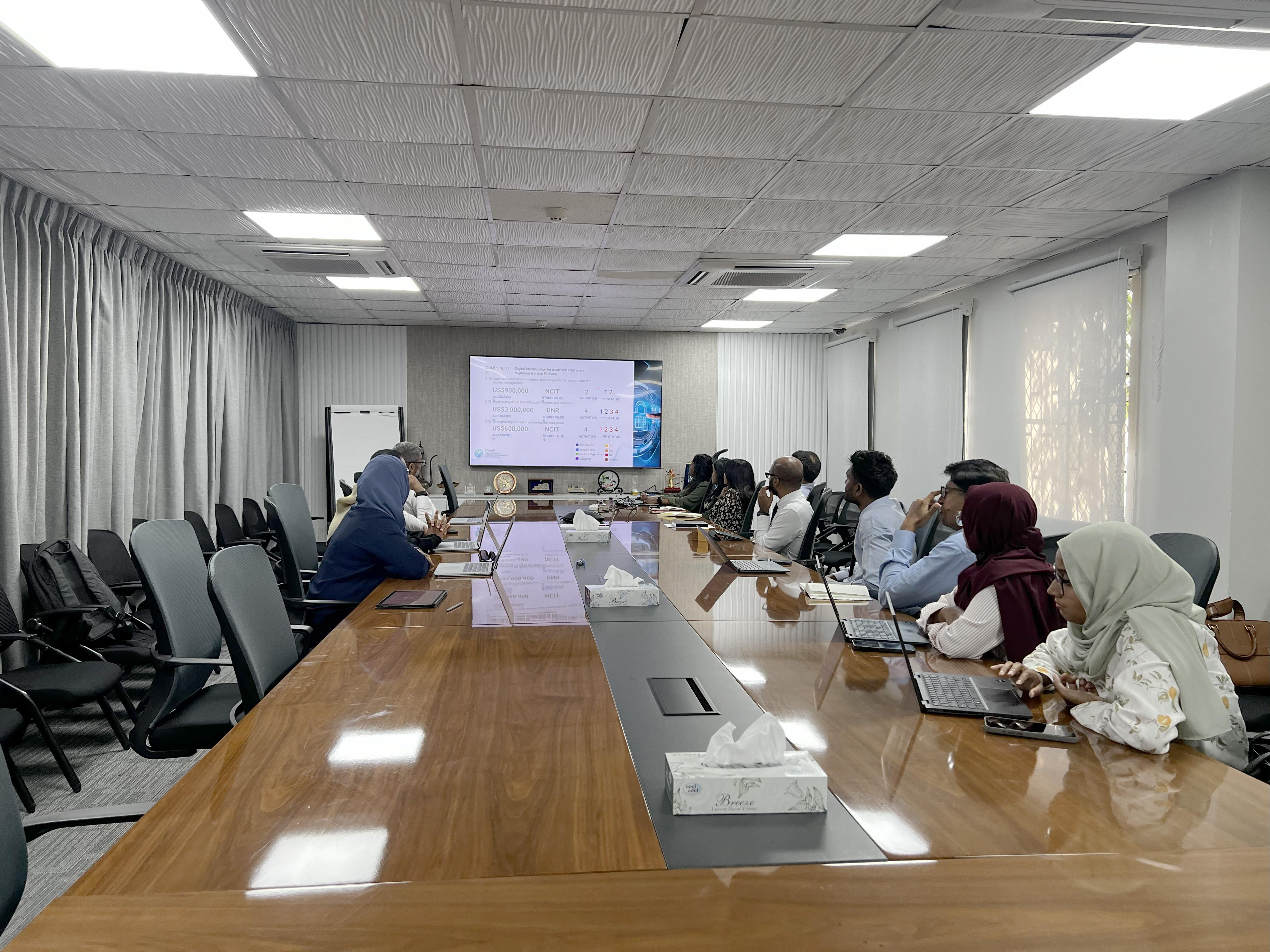 The D’MADD Team Presented the Project's Progress at the Project Review Meeting Held at the MOFP