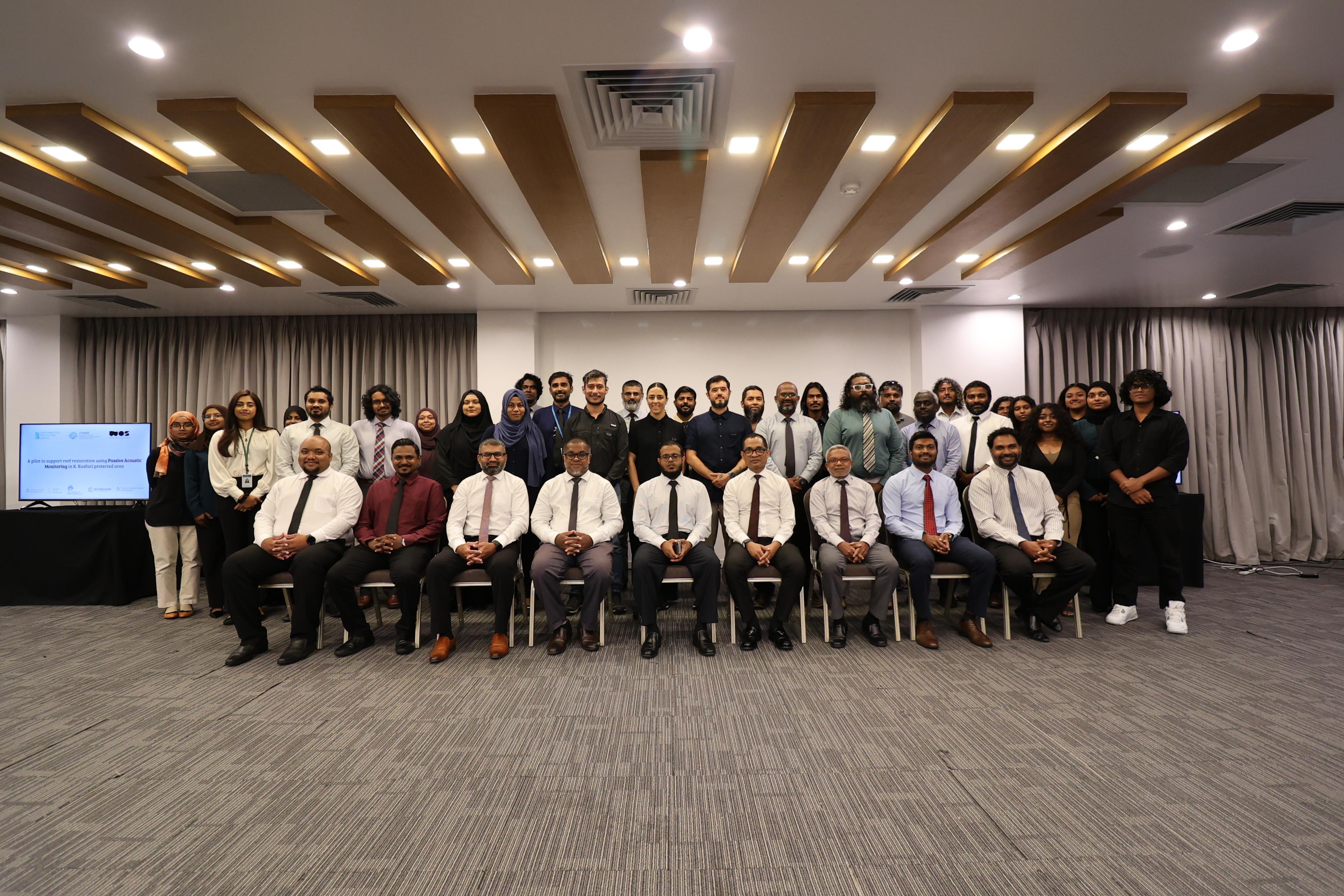 The Maldives has Started Using Passive Acoustic Monitoring Technology in the Restoration efforts of the Rasfari Reef.