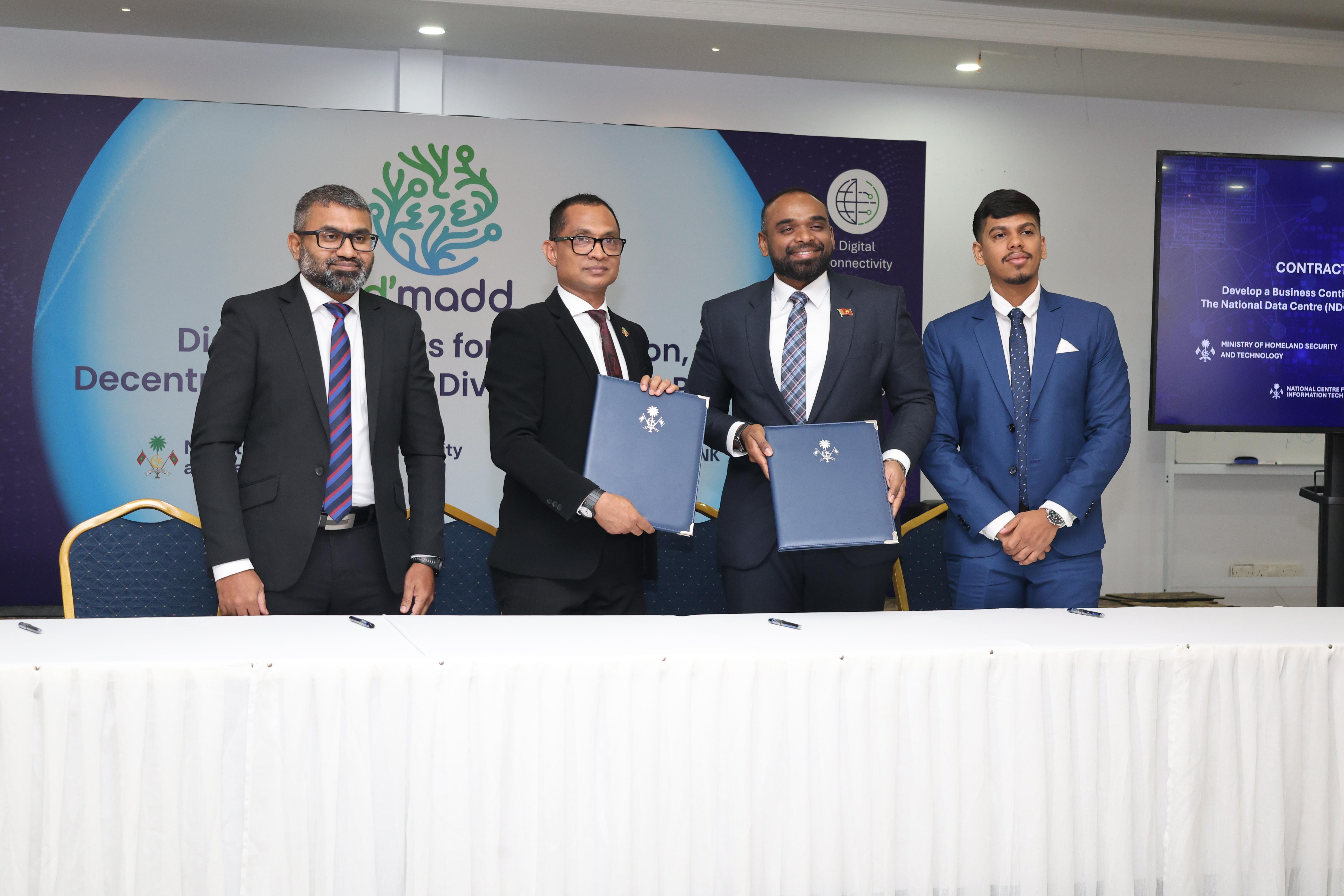 D’MADD signs a contract to prepare a Business Continuity and Disaster Recovery Plan for the National Centre for Information Technology